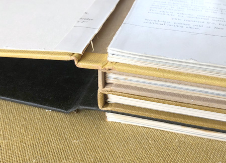Folding the front cover aside