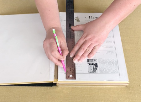 Marking the cavity