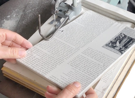Taking out the cut sheets