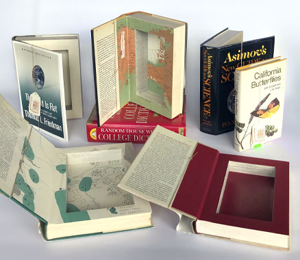 Collection of book safes with dust jackets