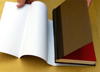 Taking dust jacket off