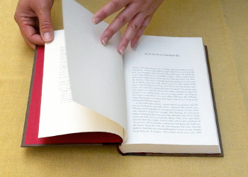 Flipping over one more page