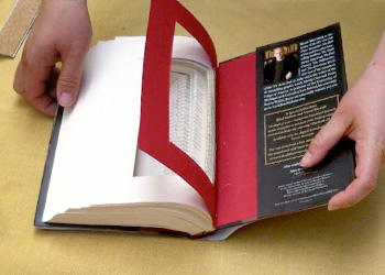 Putting the dust jacket back on