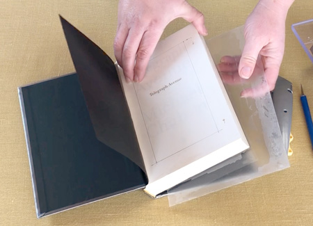 Taking the book out of the setup