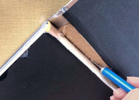 Cutting the spine away