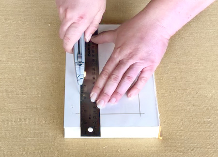 Cutting the top of the cavity