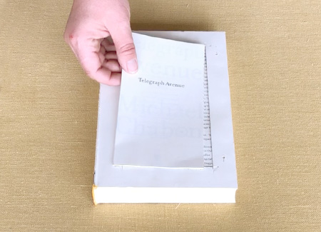 Taking the cut sheets out