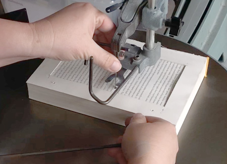 Setting up the saw