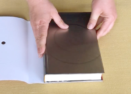 Closing the cover to check