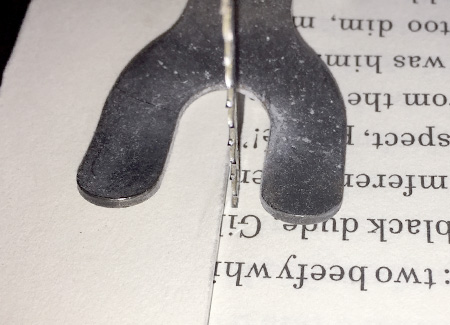 Mistakenly cutting inside